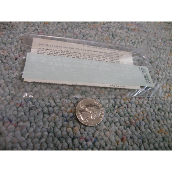 Herald King decals HO H-590 Durham Southern black open hopper