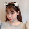 4Pcs Adorable Panda Diadema Pinza para El Cabello Atractivos Accesorios