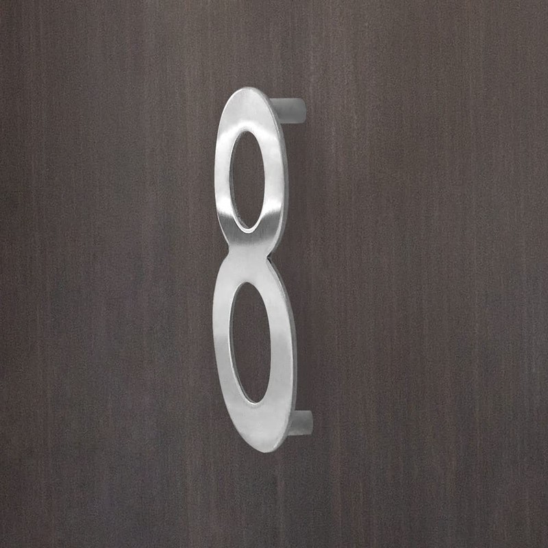 IBOO Stainless Steel Screw On House Number Floating Design House