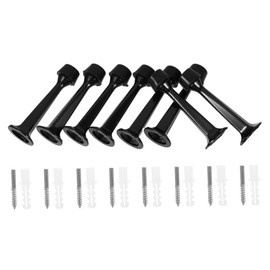 Mobestech 8pcs Heavy Duty Zinc Alloy Door Stopper Modern Wall Protector for Home Commercial Use Solid Prevent Door Damage Easy Installation Wall Guard