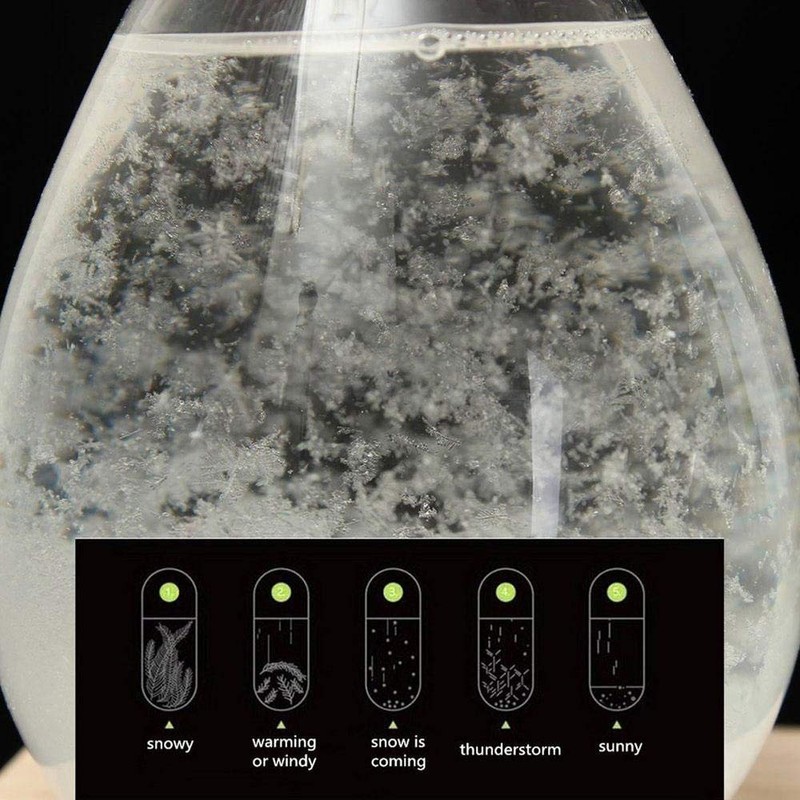 C&H Solutions Storm Glass Weather Stations Water Drop Weather Predictor