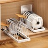 Mustorn 2 Pack Pots and Pans Organizer Under Cabinet, 21.6"
