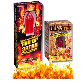 Lil' Nitro: The World's Hottest Gummy Bear & Toe of Satan: The World's Hottest Lollipop Value Bundle