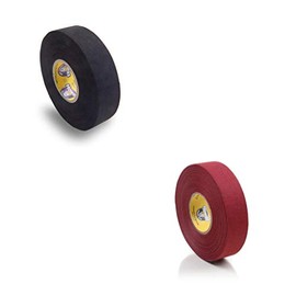 Howies Hockey Stick Premium Cloth Tape or Shin Tape 2-Pack You Choose Colors (Maroon (1) / Black (1))