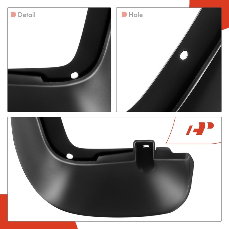 A-Premium Set of 4PCS Mud Flaps Splash Guards Mudguards Mudflaps