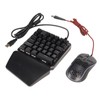 Wired Keyboard Mouse Converter Combo Plug and Play Keypad Mouse