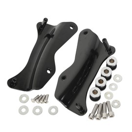 TCMT 4 Point Docking Hardware Kit Fits For Harley Electra Glide Road Glide Road King 2014 2015 2016 2017 2018 2019 2020 (Gloss Black)