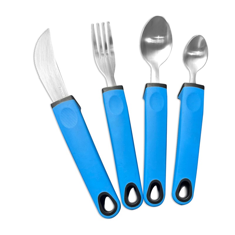Easy Grip Cutlery Set, Cutlery for Disabled Hands, Disability Ideal