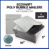EcoSwift 1 #00 5x10 "EcoSwift" Brand Poly Bubble Mailers Padded