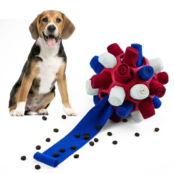 Larimuer Snuffle Ball for Dogs, Snuffle Rug Snuffle Toy, Interactive