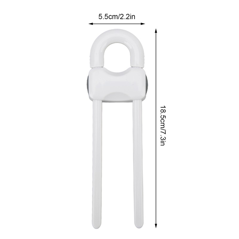 12PCS U Shaped Child Locks Safety Cabinet Childproof Latches for