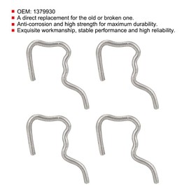 Fuel Injector Leak off Pipe Clip, 4PCS Leak off Retaining Clips, Injector Return Fuel Pipe Clip Replacement Part Fit for Focus/Tourneo/Transit 1379930