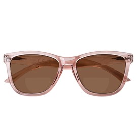 ZESAKER Bifocal Reading Sunglasses for Women Men Stylish Outdoor UV Protection Reader Sunglasses Spring Hinges (Light Brown, 1.5)