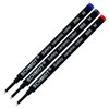 Schmidt 888 M Safety Ceramic Rollerball Refill - Black, Blue