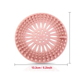 Tapón de pelo de silicona duradera, paquete de 3 filtros para cocina, baño, tina, tapón de pelo, tapas de drenaje de ducha, colector de cabello