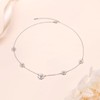 DAOSHANG Sterling Silver Daisy Flower Choker Necklace for Women Spring