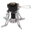 Backpacking Stove High Temperature Resistance Lightweight Foldable Gas Stove Adjustable