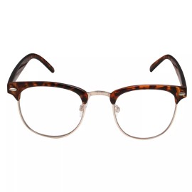 grinderPUNCH Mens Non Prescription Clear Lens Glasses Tortoise Cool New Fashion Sunglasses