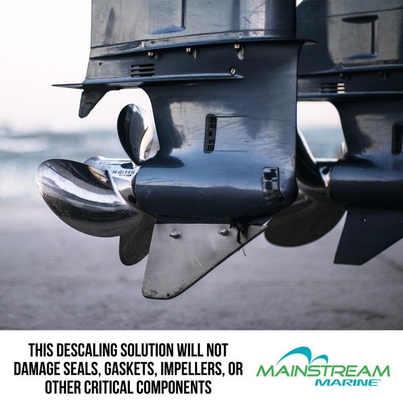 Mainstream Marine Descaler Solution, Multi-Purpose Descaling Solvent, Bio-Growth, Marine Boat