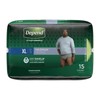 Depend FIT-FLEX Adult Underwear Pull On X-Large Disposable Heavy Absorbency,