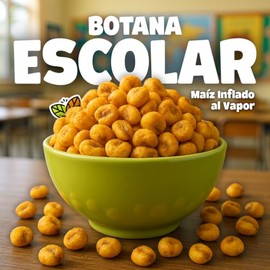 Botanas Bloffis - 24 Pack de Maíz Inflado a Vapor Botana Rica y Nutritiva, Maicitos Snack Salado, Prueba Todos Los Sabores, Sin Freír, Sin Gluten Y Si