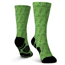 ChalkTalkSPORTS Pickleball Performance Mid-Calf Socks - Pickler Design - Youth & Adult - Pickleball Mid Calf Socks - Adult