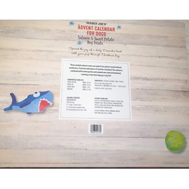 Trader Joe's Advent Calendar for Dogs with Treats- Holiday 2019-For Pets-Healthy
