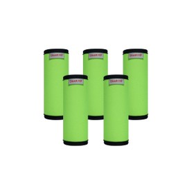 5 Packs Neoprene Luggage Handle Wraps Protection Cover Soft Trolley Case Grip Cover (Green)