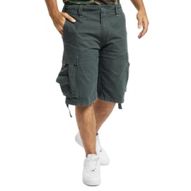Brandit Vintage Shorts, charcoal, l
