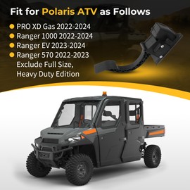 M MATI 4080107 Throttle Pedal Foot Gas Pedal for Polaris Ranger 1000 570 2022-2024 Ranger EV 2023-2024 PRO XD Gas 2022-2024