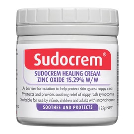 SUDOCREM - Healing Cream | Soothes & Protects against Nappy Rash | 125g