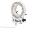 Microscope Camera Adjustable Dimmable LED Ring Light Source Lamp for