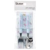 Skater SFR1-A Sanrio Cinnamoroll, Mashugummy Spoon and Fork Set, Cutlery,