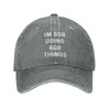 Im Bob Doing Bob Things Hat for Men Dad Hat