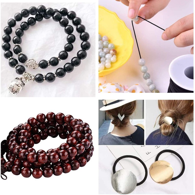 WedDecor 2MM Round Elastic Cord, for Sewing Mask Elastic Band,