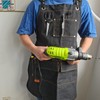 EZZLife Work Aprons, 29.53 x 24.80in(75x63cm) Heaavy Duty Carpenters Working