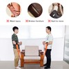 Moving Straps, 2-Person Lifting and Moving System with Thickened Pads,
