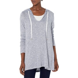 La Blanca Vestido con Capucha para Mujer, Índigo/Playa Acogedora, 2X