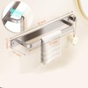 Aluminum 16 Inch Hand Towel Holder & Towel Bar -