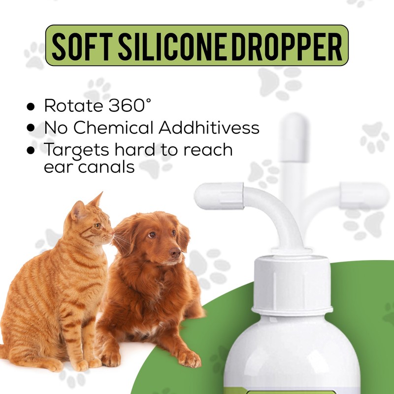 Zenpaws Dog and Cat Ear Cleaner Solution – Ear Drops