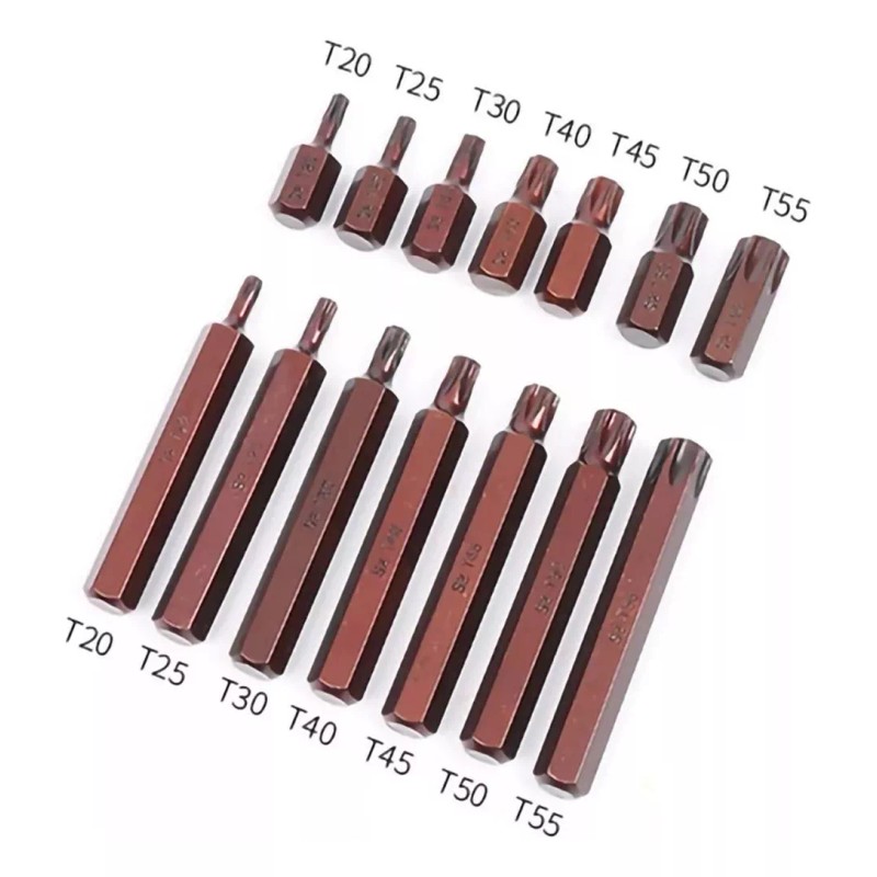 Generic Torx Y Hexagonales Con Adaptador, 40 Piezas