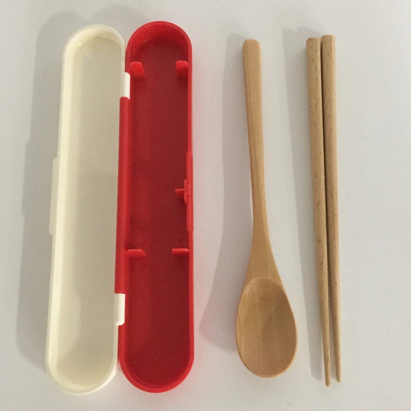 Nakano MM-520 Potter Happy Cat Chopsticks & Spoon Combo Set,