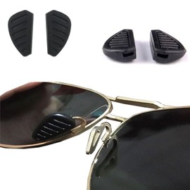 Socket Style Triangular Sunglasses Nose Pad Black Nose Pad Soft Silicone Nose Bridge Replacement Sunglasses Leaf Nose Pad 2pairs