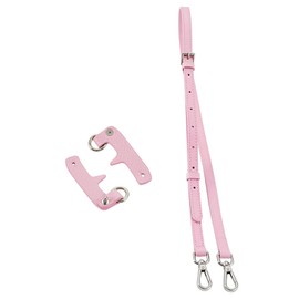 Chispee Leather Shoulder Strap Set Bag Transformation Purse Strap Extender Leather Purse Straps Replacement for Crossbody Bag (Pink