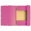 Exacompta 55520E Folder (Manila Cardboard, with elastic strap and 3