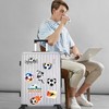 Vesaneae 50 PCS Soccer Stickers, Vinyl Waterproof Stickers, Sports Style
