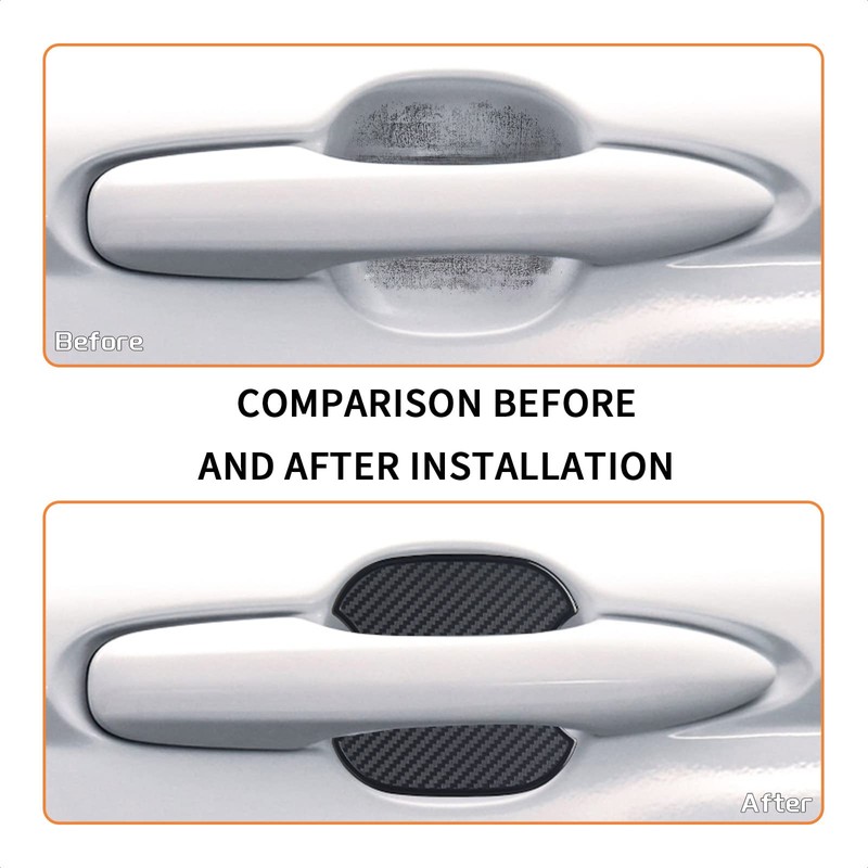 TANGSEN Car Door Handle Protector Cover Seal Sticker Scratch Concealment