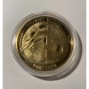 New Dogecoin Crypto Commemorative Coin in Protective Plastic Case