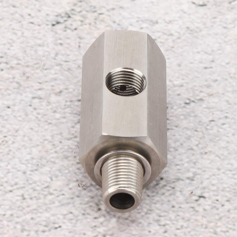 Turbo Adapter, Hydraulic Sensor Tee 1/8" NPT Turbo Oil Feed