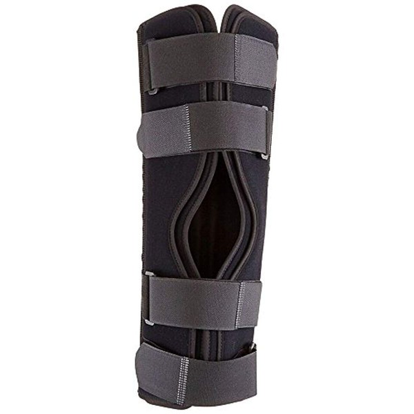 Sammons Preston Tri-Panel Knee Immobilizer, Secure Comfort Knee Brace & Stabilizer for Recovery, Knee Fractures, Instability, ACL, MCL, & Meniscus Tear, Arthritis, & Displacement, 18" Universal